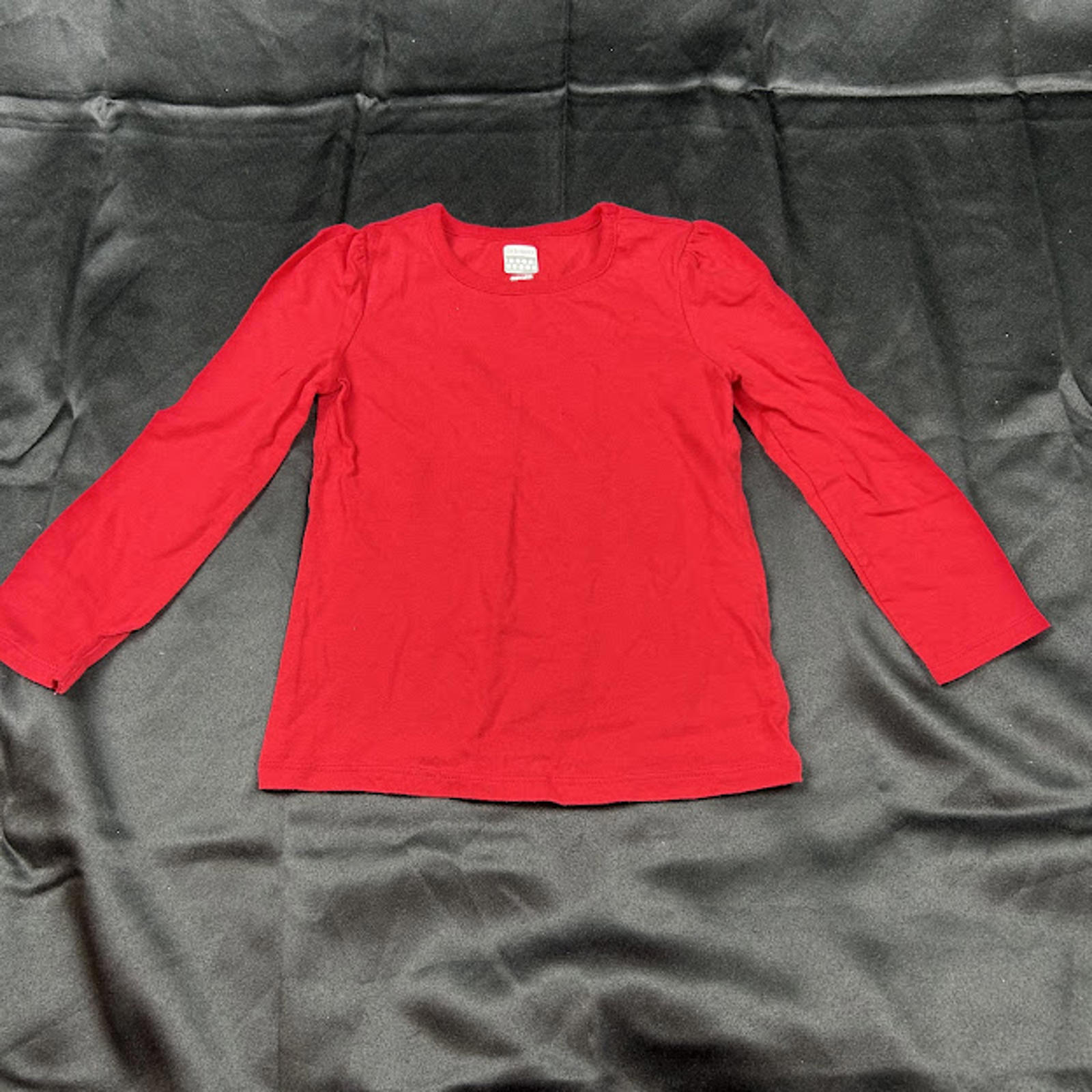 Old Navy Girls Red Long Sleeve Shirt Size 4t Toddler Basic Tee
